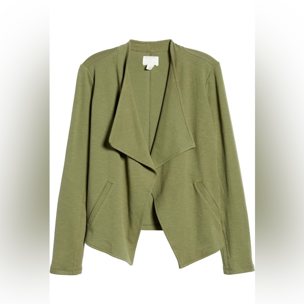 🆕 Knit Blazer by Caslon - size Large - Green Sorrel - NWT